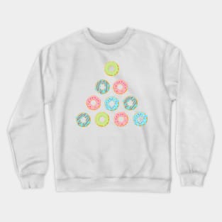 Donut christmas tree Crewneck Sweatshirt